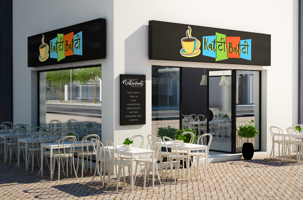 Kati Batti storefront branding by Creative Birdz